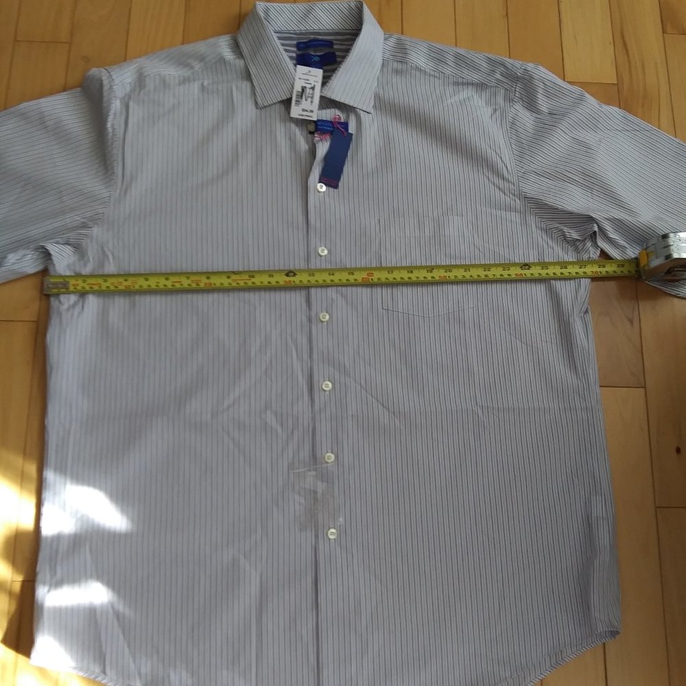 NWT Egara mens striped shirt  3XLT